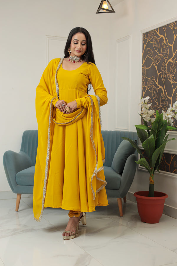Pitambari Anarkali Set